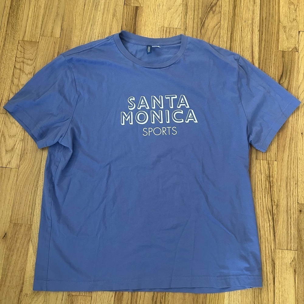 Divided Men’s Graphic Santa Monica Sports Active T-Shirt Sz XL